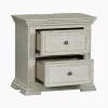 Liberty Furniture 361W-BR61 Liberty Furniture 361W-BR61 Big Valley - 2 Drawer Nightstand With Charging - Whitestone
