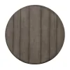 Liberty Furniture 406-OT1024 Modern Farmhouse - Splay Leg Round End Table - Dusty Charcoal
