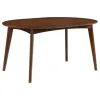 CoasterEveryday 105361-S5 Jedda - 5 Piece Oval Dining Table Set - Dark Walnut