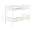 CoasterEveryday 405051WHT Littleton - Wood Twin Over Twin Bunk Bed - White