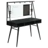 CoasterEssence 801404 Jessie - Writing Desk With Whiteboard And USB - Black