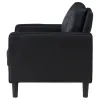 Coaster Fine Furniture 508363 Ruth - Upholstered Track Arm Accent Chair - Black