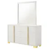 Coaster Fine Furniture 222933M Marceline - 6-Drawer Dresser With Mirror - White