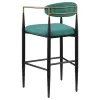 Coaster Fine Furniture 121188 Tina - Fabric Upholstered Bar Chair (Set of 2) - Green