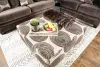 Furniture of America SM5142BR-OT Bonaventura - Ottoman - Brown / Pattern