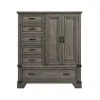 Intercon FG-BR-N4907G-STE-C Intercon FG-BR-N4907G-STE-C Forge - Gentleman's Chest - Brushed Steel