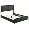 Coaster Fine Furniture 223661Q Cavelle - Upholstered Queen Bed - Black