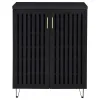 Coaster Fine Furniture 950422 Brixton - 2-Door Entryway Shoe Storage Cabinets - Black