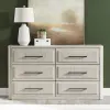 Liberty Furniture 522-BR31 Modern Play - 6 Drawer Dresser - Natural White