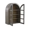 Liberty Furniture 237G-CH4490 Liberty Furniture 237G-CH4490 River Place - Curio Hutch - Riverstone Gray & Tobacco