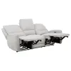 Coaster Fine Furniture 610521P Sylmar - Chenille Upholstered Power Reclining Sofa - Dove Gray