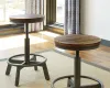 Ashley Furniture D440-024 Torjin - Swivel Stool (Set of 2) - Dark Brown