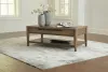 Ashley Furniture T769-1 Roanhowe - Rectangular Cocktail Table - Brown