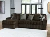 Ashley Furniture 98104S1 Ashley Furniture 98104S1 Midnight-Madness - 2-Piece Sectional Sofa With LAF Corner Chaise - Chocolate
