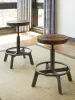 Ashley Furniture D440/52/024(2) Torjin - 3 Pc. - Long Counter Table, 2 Stools - Dark Brown
