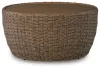Ashley Furniture PCP503-708 Double Point - Round Cocktail Table - Beige