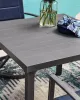 Ashley Furniture PCP326-615 Rocky Creek - Square Dining Table With Umbrella Option - Gray