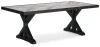 Ashley Furniture P792-625 Beachcroft - Rectangular Dining Table With Umbrella Option - Black / Light Gray