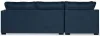 Jackson Furniture Industries 2223/63/59/73/28-68 Jetson - 3 Piece Sectional With Comfort Coil Seat Cushions, 6 Included Accent Pillows & Cocktail Ottoman - Nile