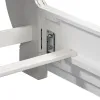 Liberty Furniture 244-BR-CKUSL Liberty Furniture 244-BR-CKUSL Magnolia Manor - California King Upholstered Sleigh Bed - Antique White