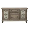 Liberty Furniture 412-HO120 Simply Elegant - Credenza - Heathered Taupe