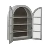 Liberty Furniture 237-CH4490 River Place - Curio Hutch - Riverstone White & Tobacco