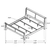 CoasterEveryday 202411KE Louis Philippe - Wood Eastern King Sleigh Bed - Cappuccino