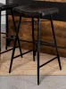 Coaster Fine Furniture 109259 Bayu - Leather Upholstered Bar Stool (Set of 2) - Espresso