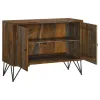 CoasterEssence 959615 Macon - 2 Door Sheesham Wood Storage Accent Cabinet - Gray