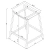 Coaster Fine Furniture 182358 Jovani - Acrylic Backless Counter Stool (Set of 2) - Chrome