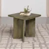 Coaster Fine Furniture 708497 Andando - Square Solid Wood End Table - Mango Brown