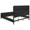 Coaster Fine Furniture 224711KW Brookmead - Wood California King Panel Bed - Black