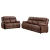 Coaster Fine Furniture 508281-S2 Ellington - 2 Piece Upholstered Padded Arm Sofa Set - Dark Brown