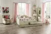 Furniture of America FOA1749-BED Maureen - Daybed With Extentable Trundle - Antique White