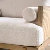 Furniture of America CM9981-SF Alesund - Sofa - Beige / Light Oak