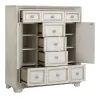 Pulaski Furniture P269125S Camila - 9 Drawer Door Chest - Creamy White