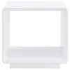 Coaster Fine Furniture 710767 Paseo - Square End Side Table - White High Gloss