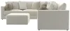 Jackson Furniture Industries 2235/37/31/59/36/12-16 Jackson Furniture Industries 2235/37/31/59/36/12-16 Ritzy - 6 Piece Modular Sectional And 1 Included Cocktail Ottoman - Bone