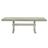 Liberty Furniture 528-CD-TRS Hallendale - Trestle Table - Gravel Wash