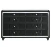Coaster Fine Furniture 223163 Lorient - 8-Drawer LED Bedroom Dresser Cabinet - Black