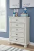 Ashley Furniture B742-45 Robbinsdale - Five Drawer Chest - Youth - Antique White