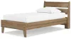 Ashley Furniture EB1866B1 Ashley Furniture EB1866B1 Deanlow - Twin Platform Panel Bed - Honey