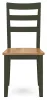 Ashley Furniture D401-01 Ashley Furniture D401-01 Gesthaven - Dining Room Side Chair (Set of 2) - Natural / Green