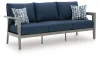 Ashley Furniture P275-081 Gali - Sofa / Chairs / Table Set (Set of 4) - Gray / Blue