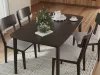 Ashley Furniture PCD607-225 Mallenette - Dining Room Table Set (Set of 5) - Merlot