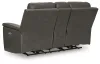 Ashley Furniture PCU1200018 Bleckley - Power Reclining Loveseat With Console / Adjustable Headrest - Anchor