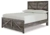 Ashley Furniture B440B17 Ashley Furniture B440B17 Wynnlow - Full Crossbuck Panel Bed - Gray