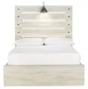 Ashley Furniture B192B34 Cambeck - Full Panel Bed With 4 Storage Drawers - Whitewash