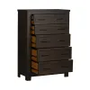 Liberty Furniture 759-BR41 Liberty Furniture 759-BR41 Thornwood Hills - 5 Drawer Chest - Rock Beaten Brown