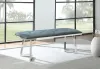 CoasterElevations 109453 Beaufort - Velvet Upholstered Dining Bench - Steel Gray